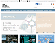 Tablet Screenshot of ibgc.org.br